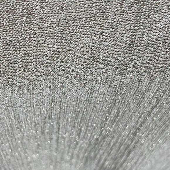 INC Rose Gold Shimmer Sweater 3/4 Sleeve Cold Shoulder Size XL Extra Large - Picture 5 of 7